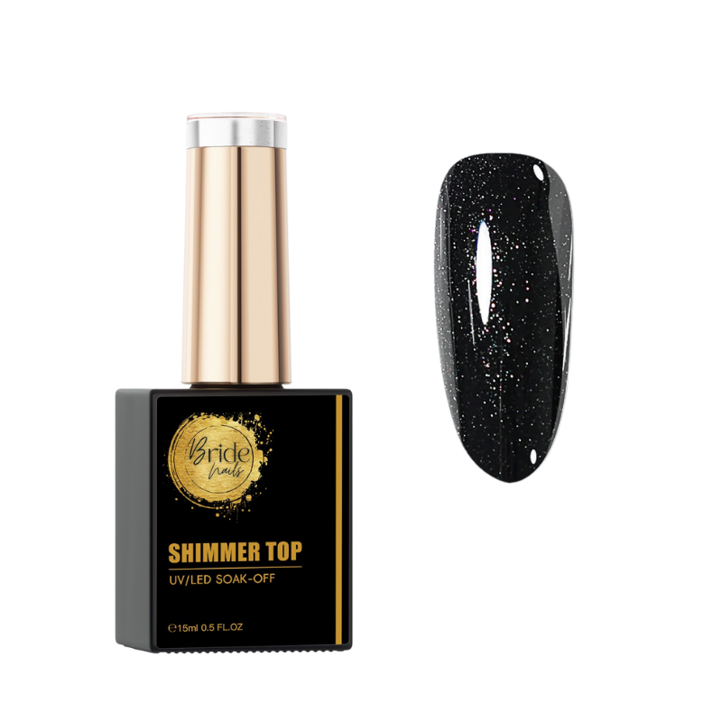 shimmer top hõbedane