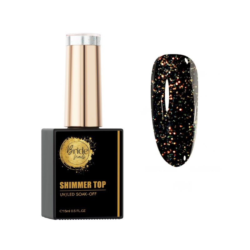 shimmer top kuldne